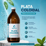Plata Coloidal 1 Litro 10-15 ppm