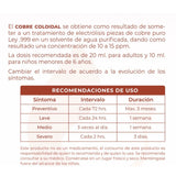 Cobre Coloidal 1 Litro 5 ppm