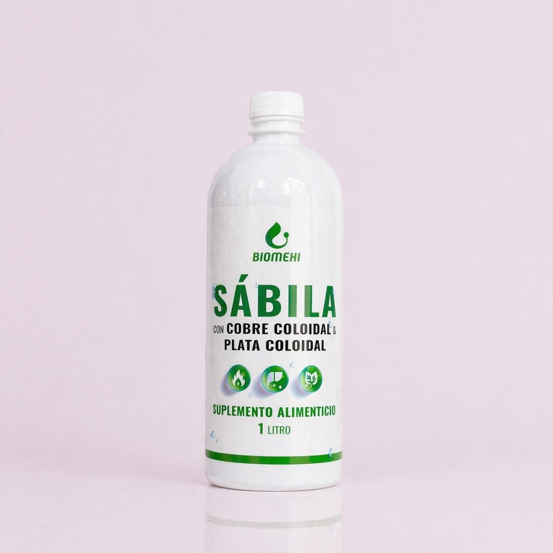 Sábila con Cobre Coloidal y Plata Coloidal