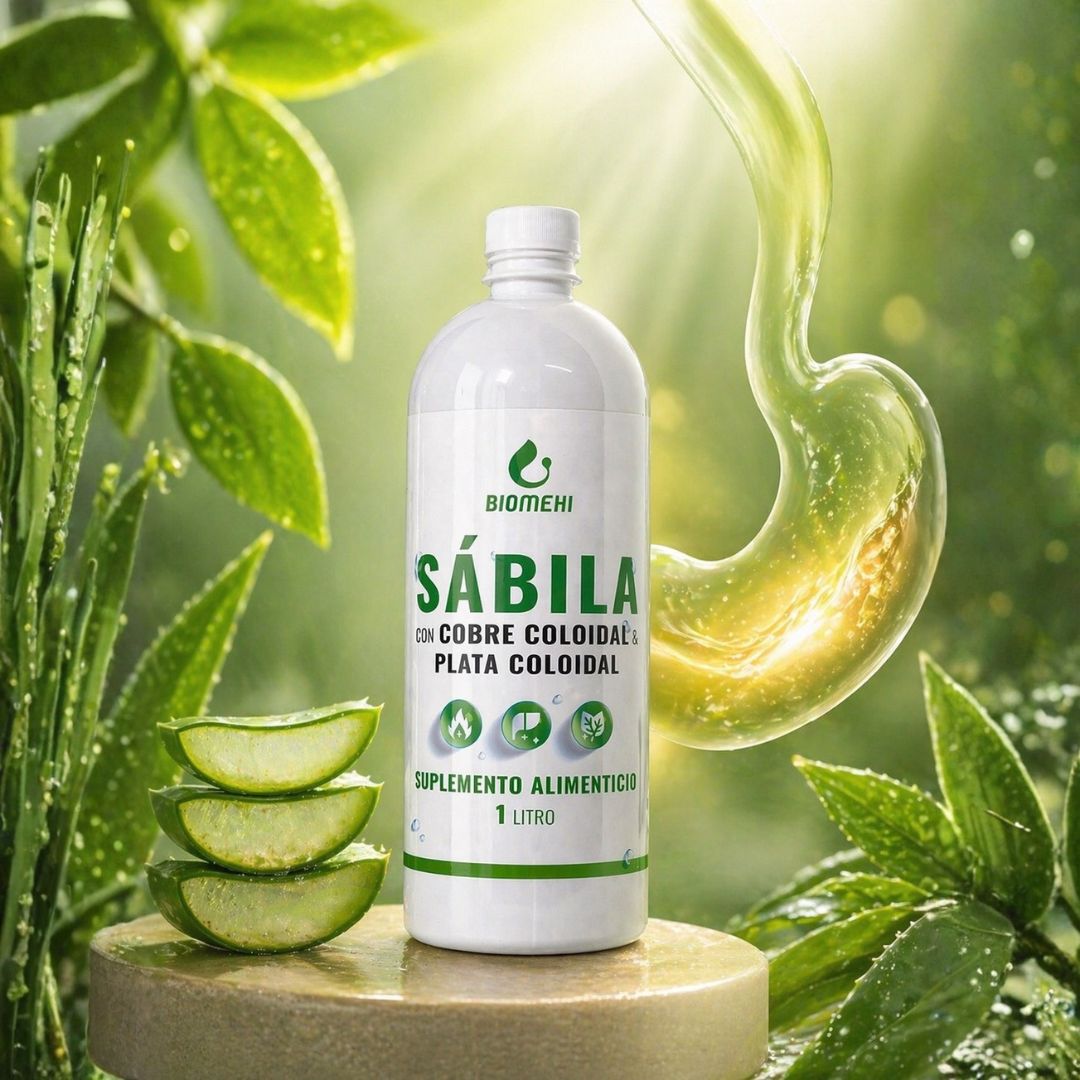 Sábila con Cobre Coloidal y Plata Coloidal